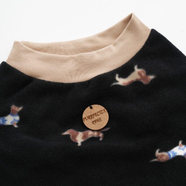Köpekli Polar Sweatshirt - Görsel 4