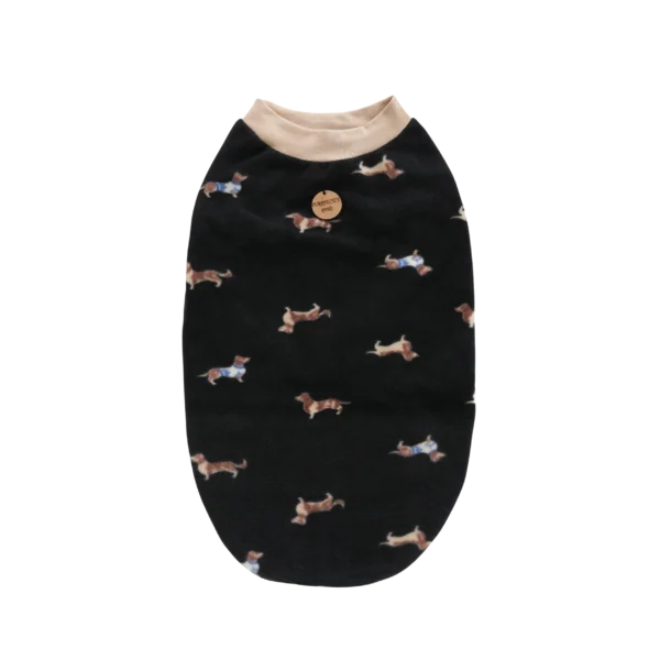 Köpekli Polar Sweatshirt