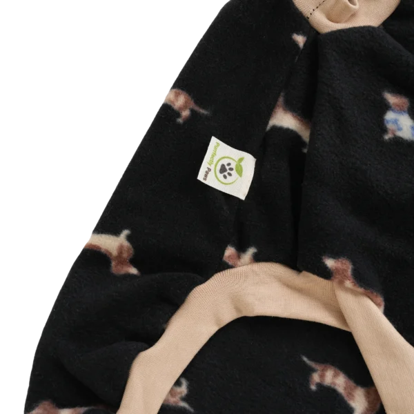 Köpekli Polar Sweatshirt - Görsel 4